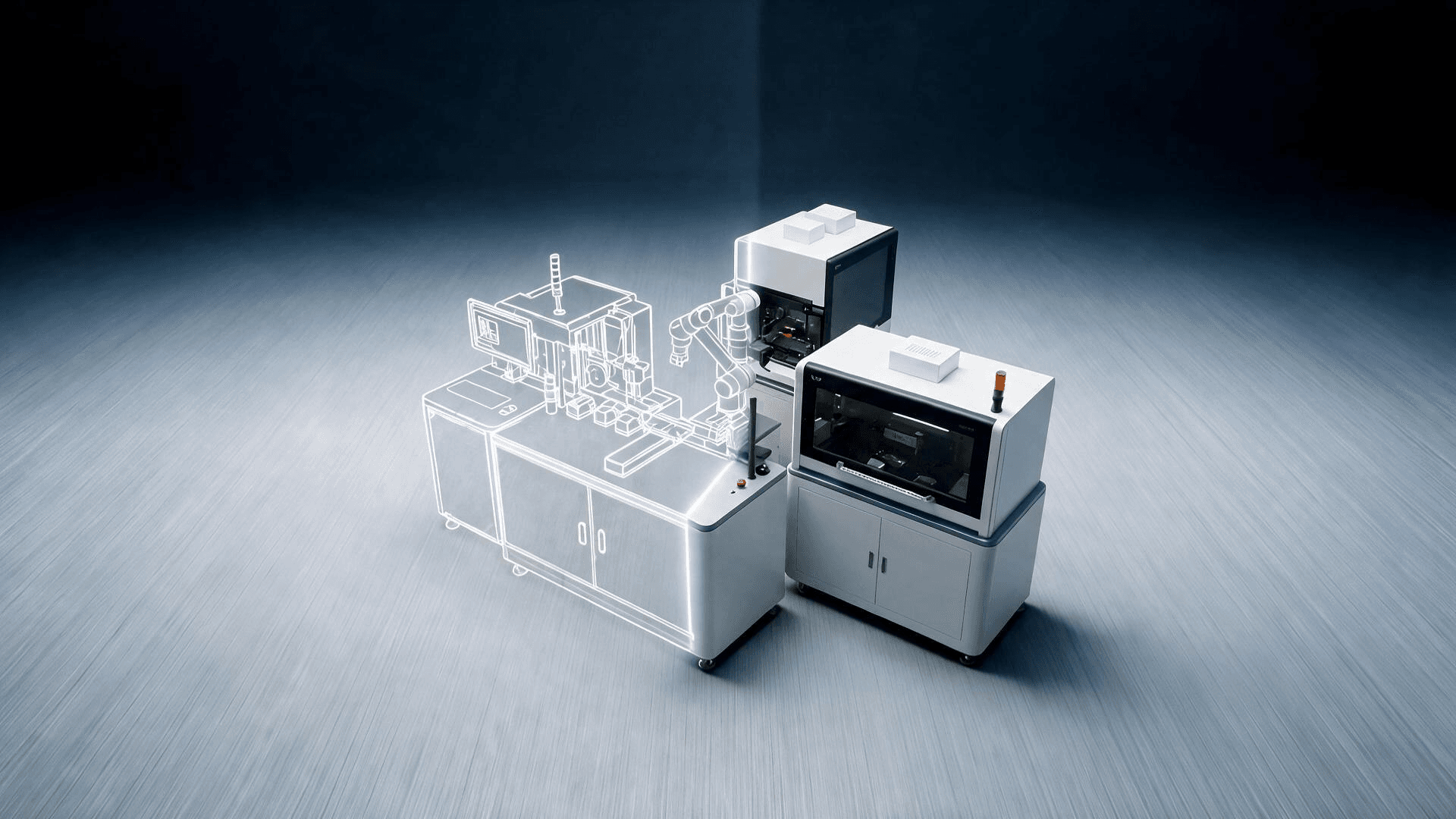 Automation equipment in a self-evolving laboratory